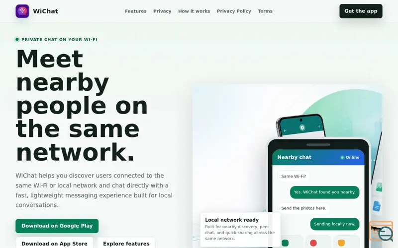 Screenshot of WiChat