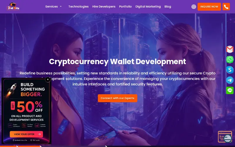 Screenshot of Crypto Wallet