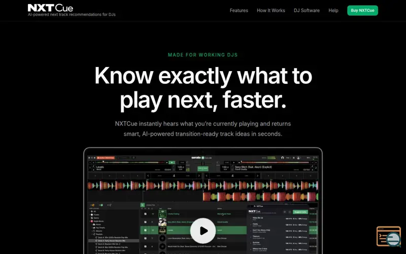 Screenshot of NXTCue