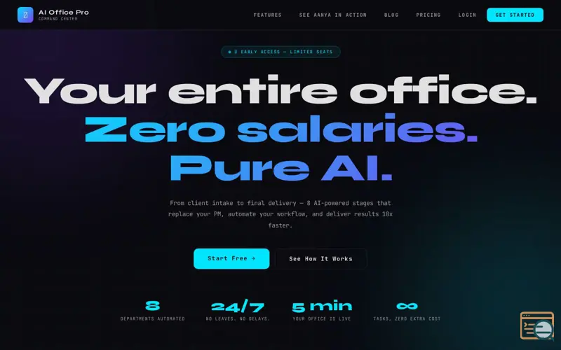 Screenshot of AI Office Pro — India's AI Project Manager