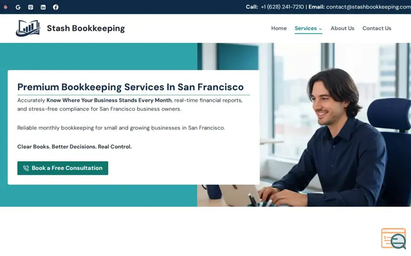 Screenshot of Stash Bookkeeping