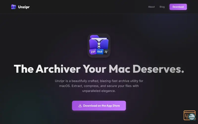 Screenshot of Unzipr