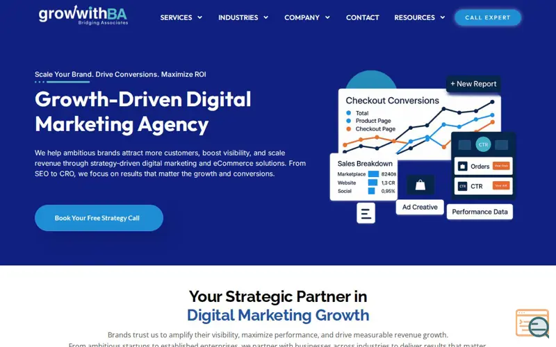 Screenshot of Growwithba