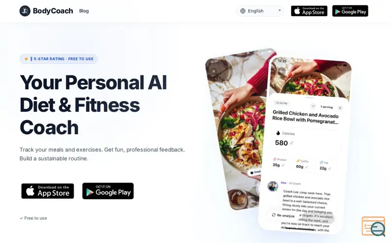 Screenshot of Body Coach - AI Coach Carlorie Tracker