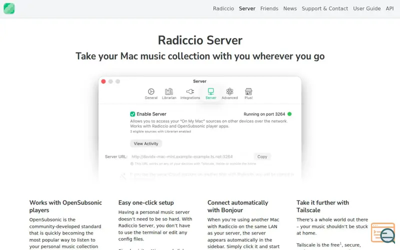 Screenshot of Radiccio