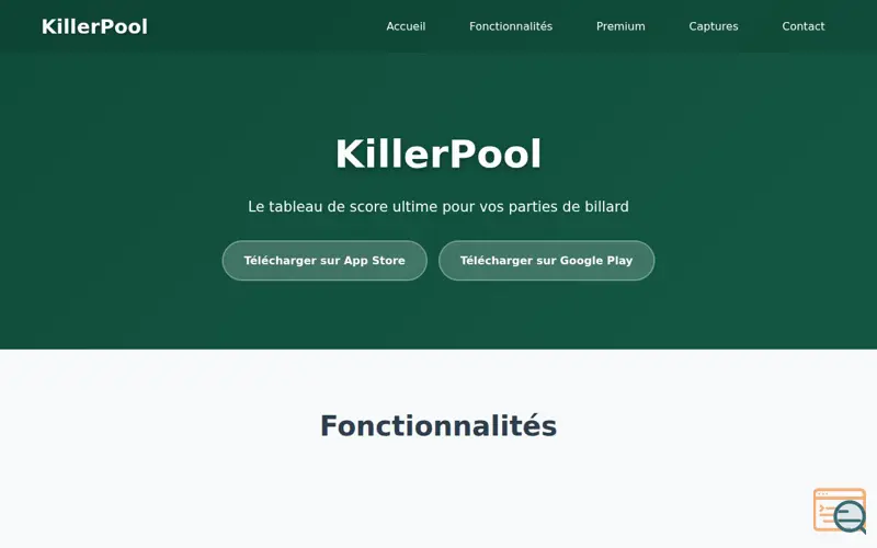 Screenshot of KillerPool