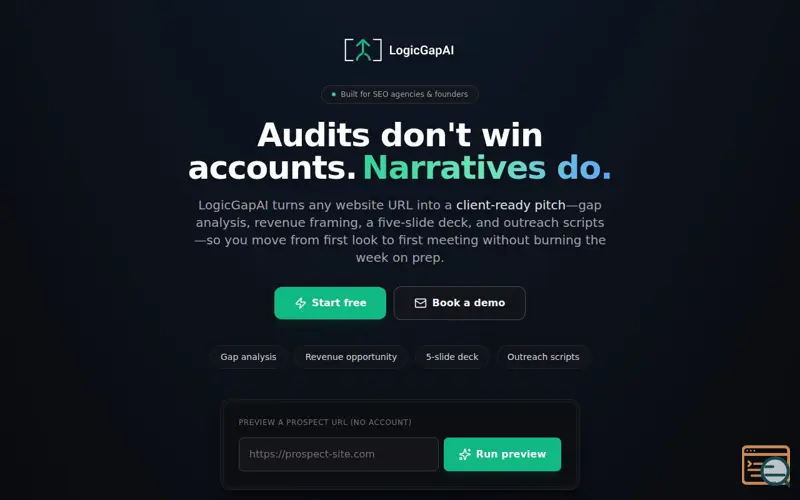 Screenshot of LogicGapAI