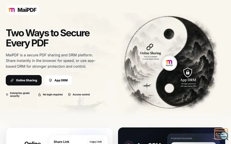 Screenshot of MaiPDF