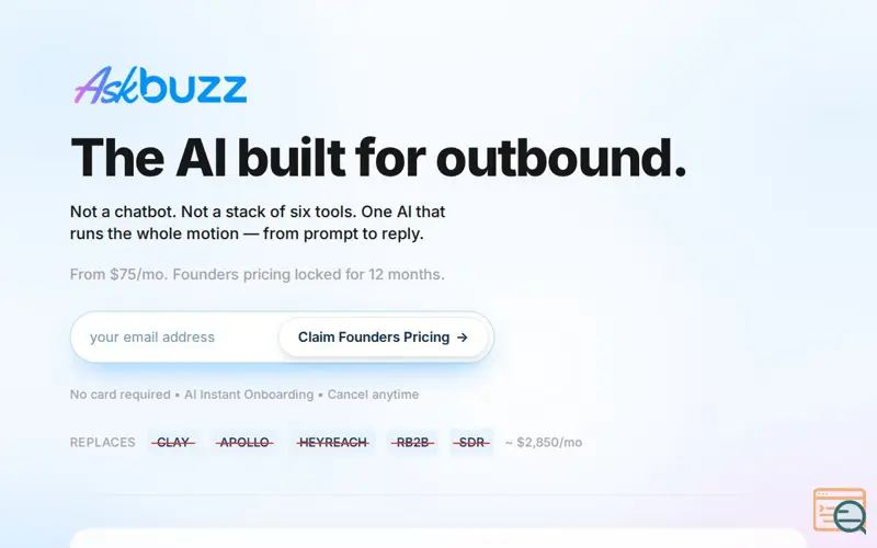 Screenshot of AskBuzz