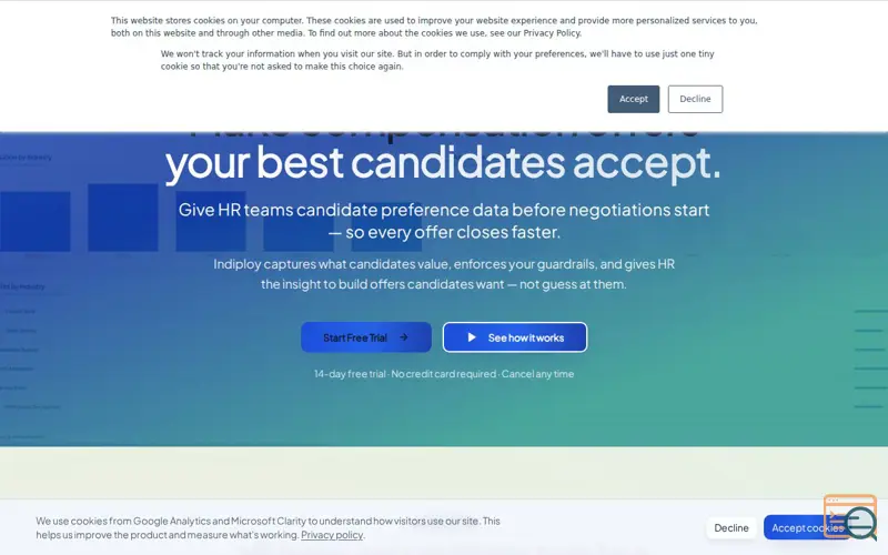 Screenshot of Indiploy