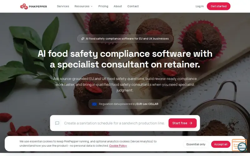 Screenshot of PinkPepper