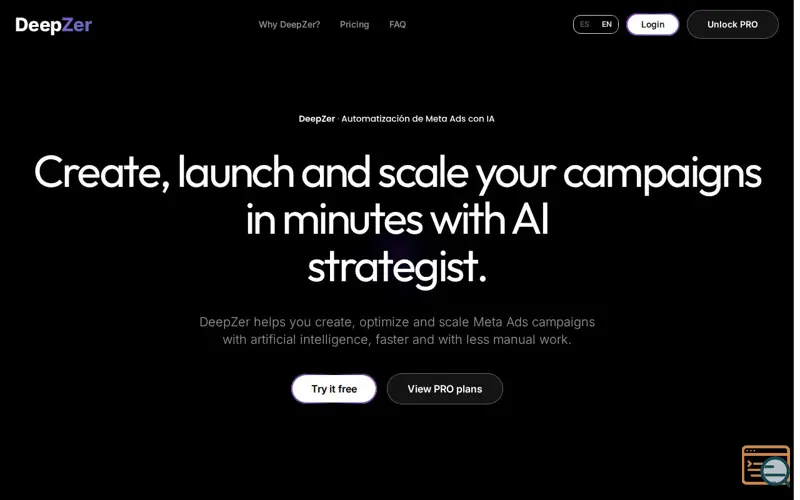 Screenshot of DeepZer