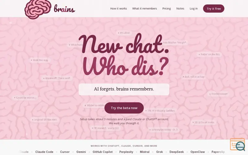 Screenshot of brains