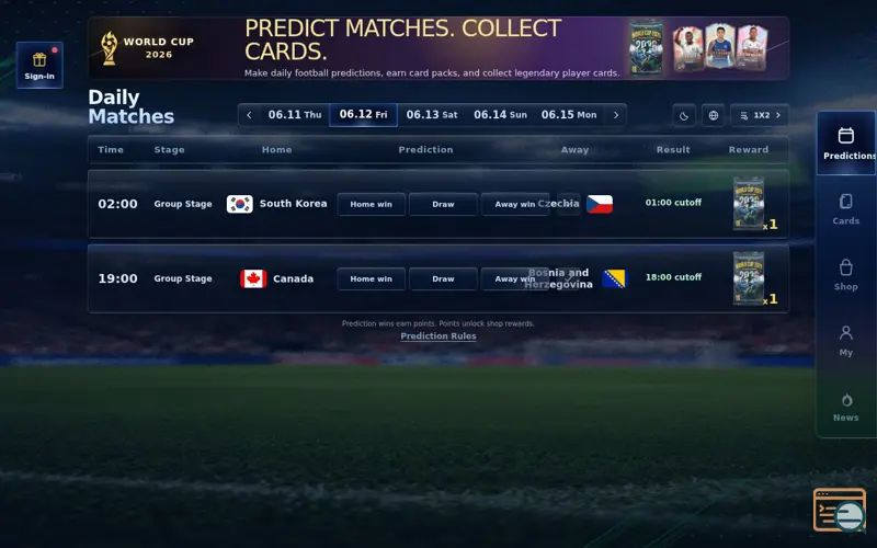 Screenshot of World Cup Hero