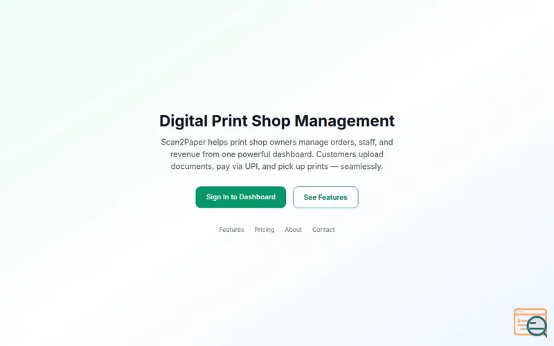 Screenshot of Scan2Paper