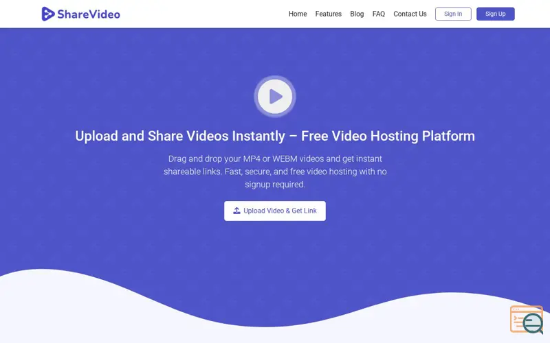 Screenshot of ShareVideo