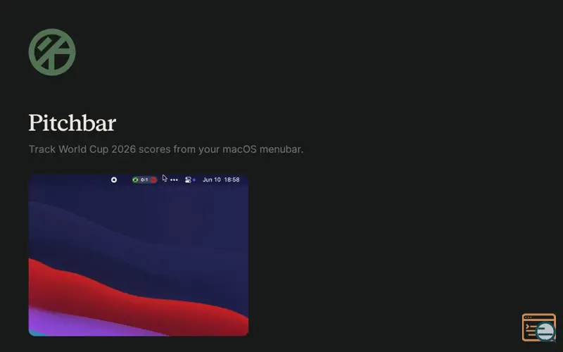 Screenshot of Pitchbar
