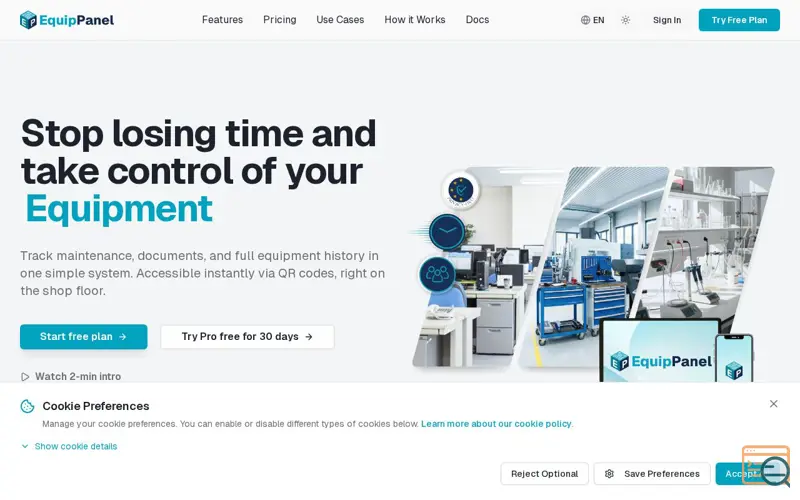 Screenshot of EquipPanel