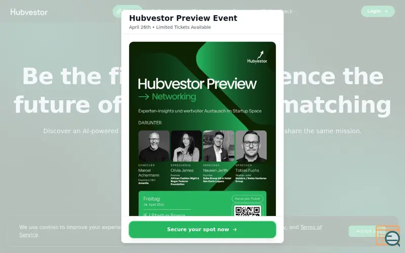 Screenshot of Hubvestor