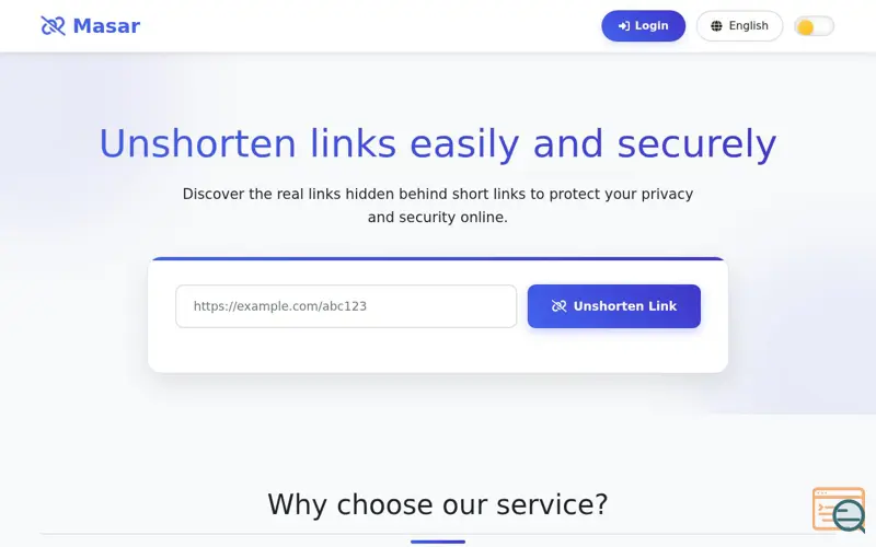 Screenshot of Masar
