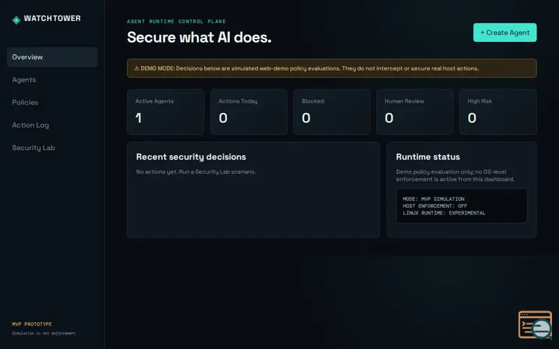 Screenshot of Watchtower