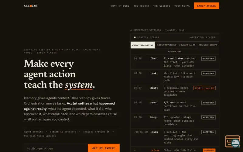 Screenshot of AccInt