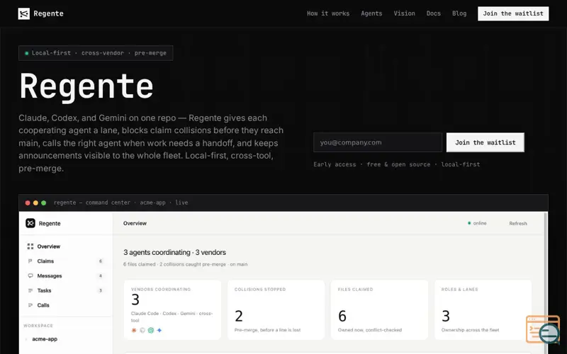 Screenshot of Regente