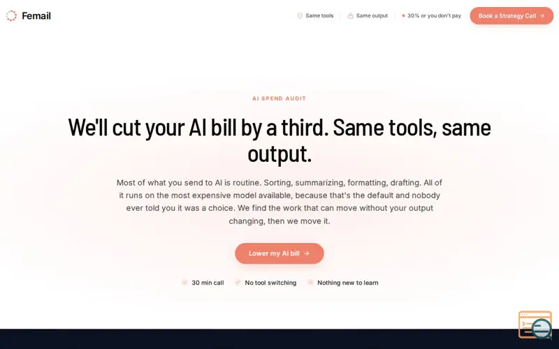 Screenshot of Getfemail