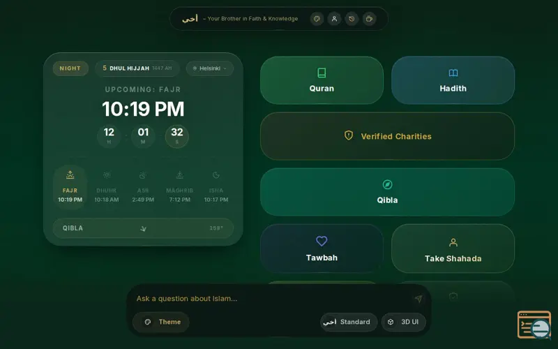 Screenshot of Akhi AI