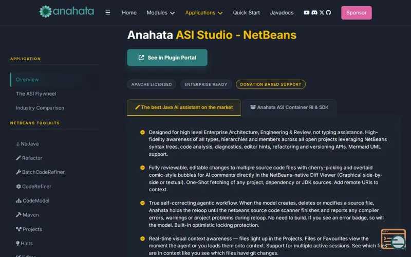 Screenshot of Anahata ASI Studio