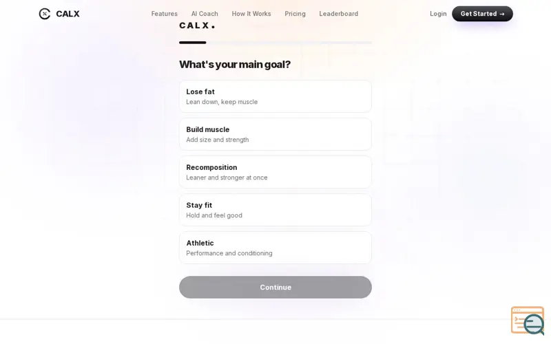 Screenshot of Calx 
