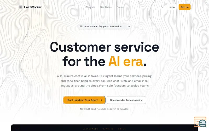 Screenshot of LastWorker