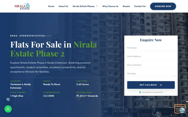 Screenshot of Where is Nirala Estate Phase 2 located?