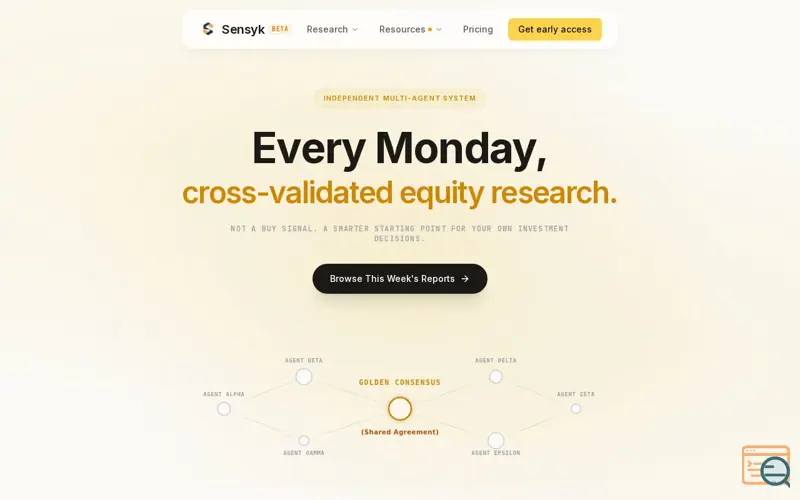 Screenshot of Sensyk