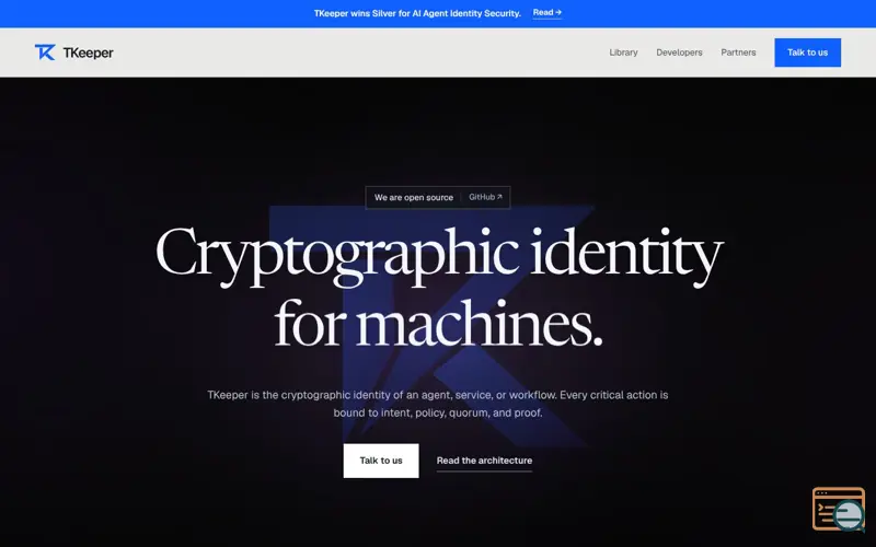 Screenshot of TKeeper