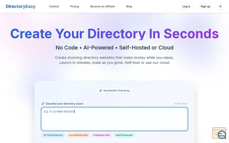 Screenshot of Directoryeasy