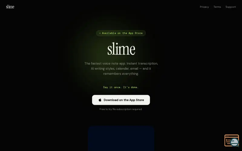 Screenshot of Slime