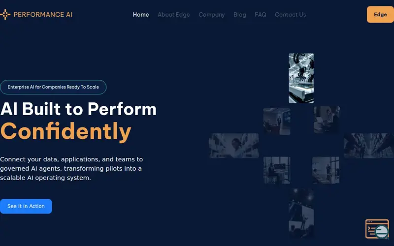 Screenshot of Performance AI Edge
