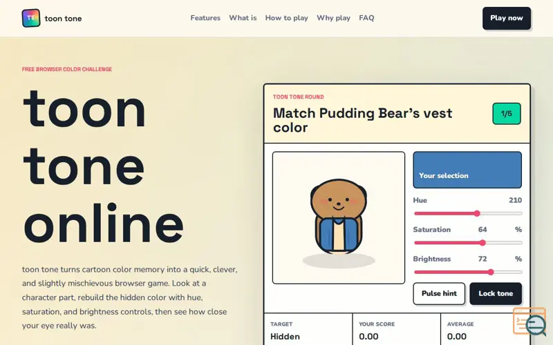 Screenshot of Toon Tone