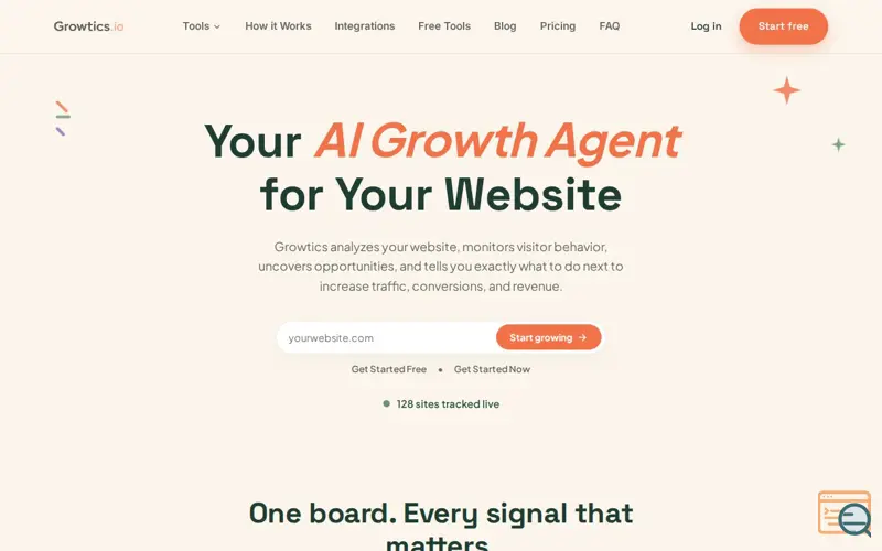 Screenshot of Growtics