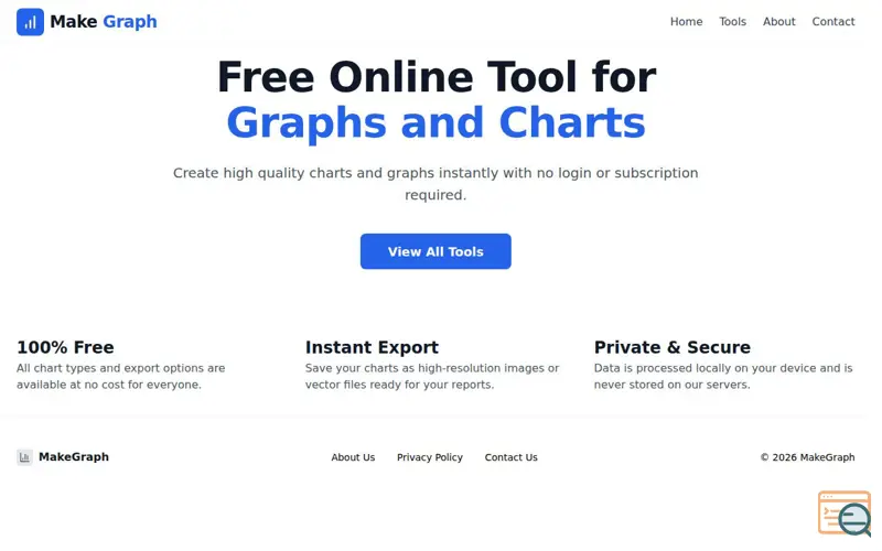 Screenshot of MakeGraph.me