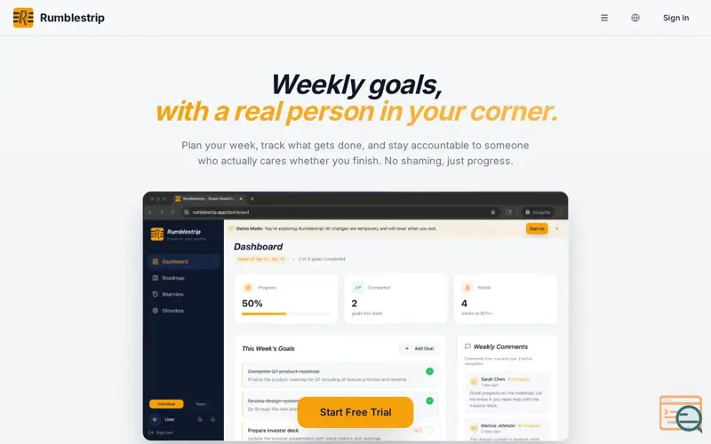 Screenshot of Rumblestrip