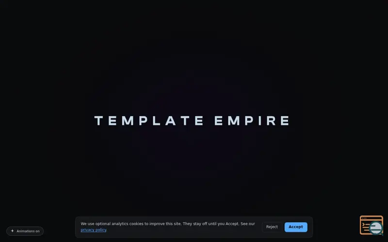 Screenshot of Template Empire