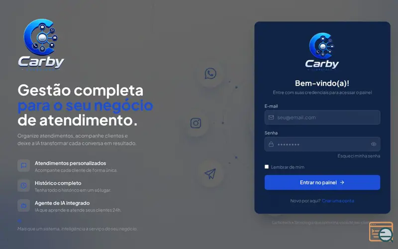 Screenshot of Carby Plataforma