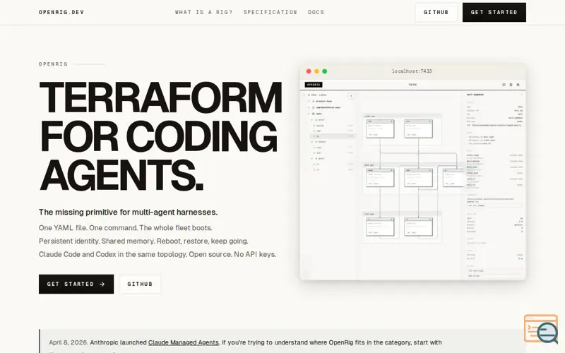 Screenshot of OpenRig