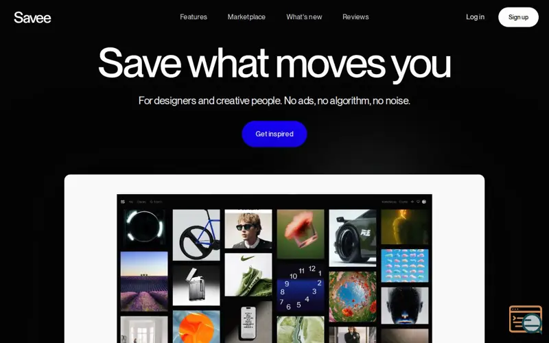 Screenshot of Savee