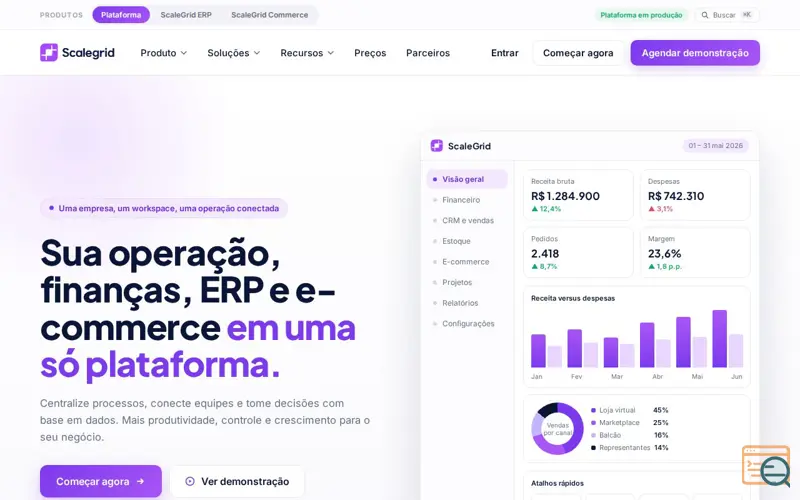 Screenshot of ScaleGrid