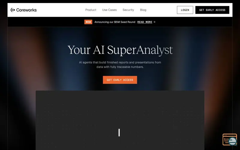 Screenshot of Coreworks