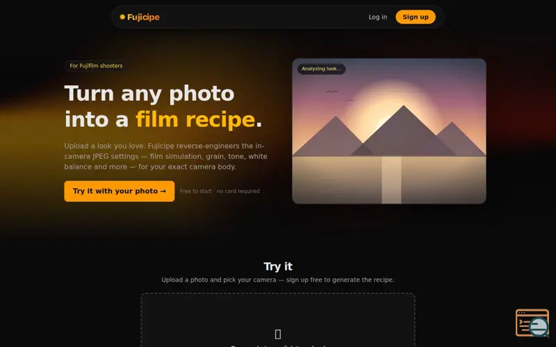 Screenshot of Fujicipe
