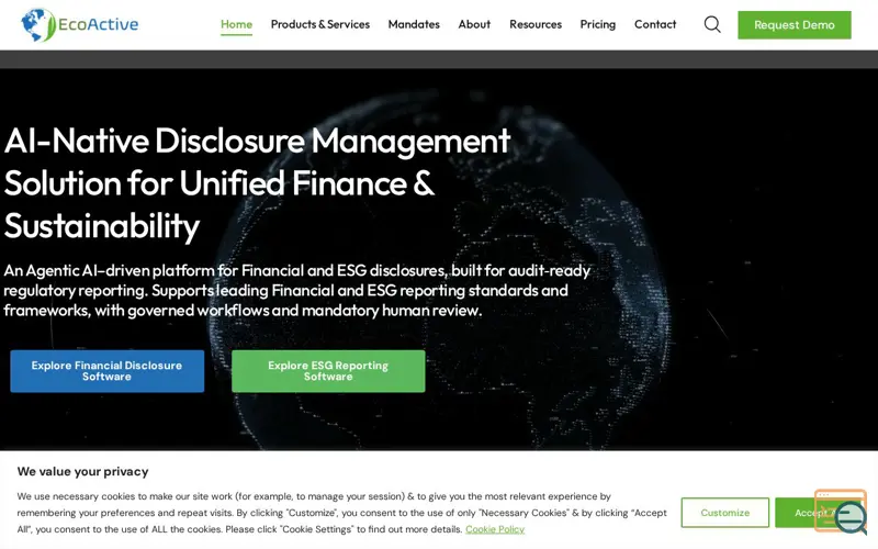 Screenshot of EcoActive